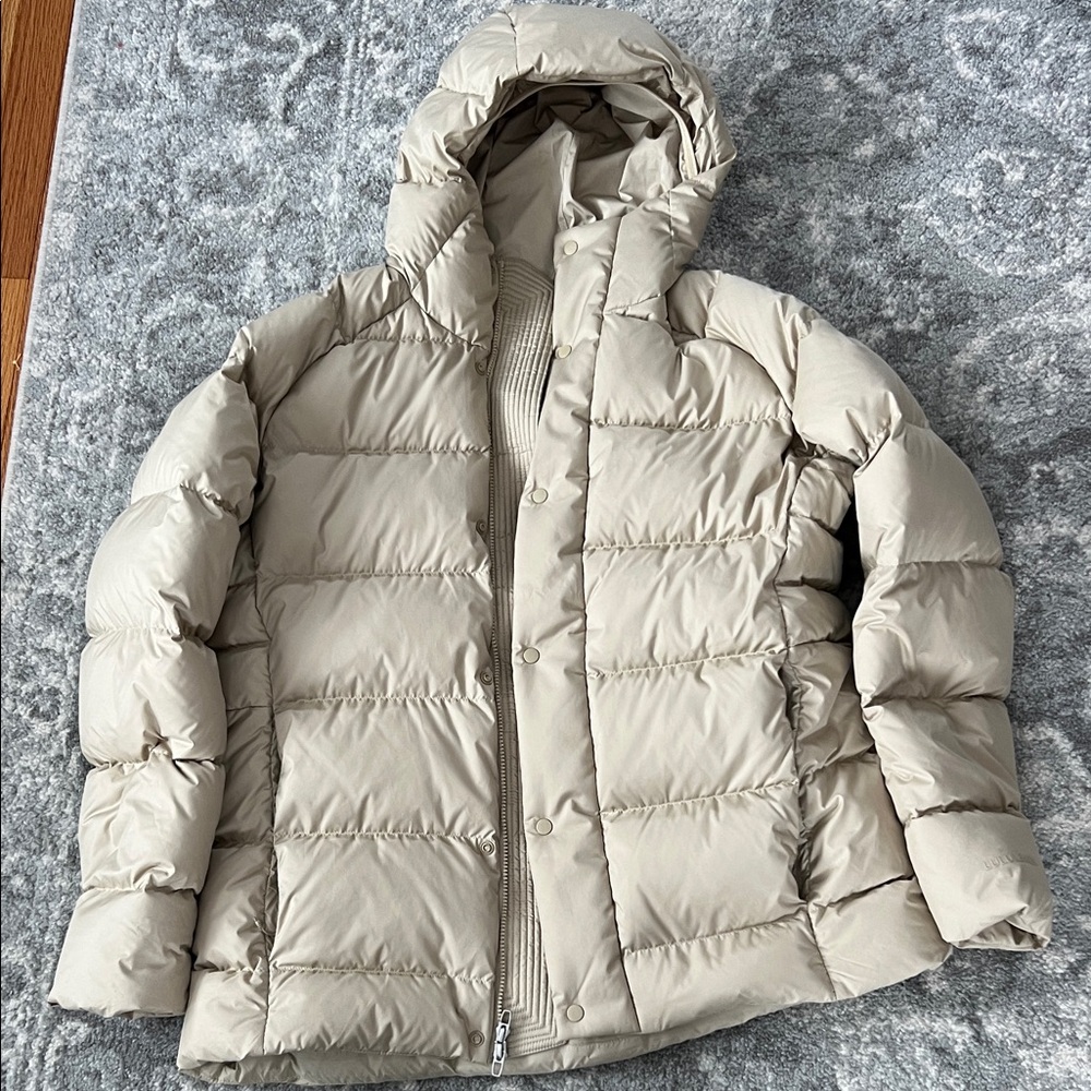 Tan Lululemon Wander Puff Jacket